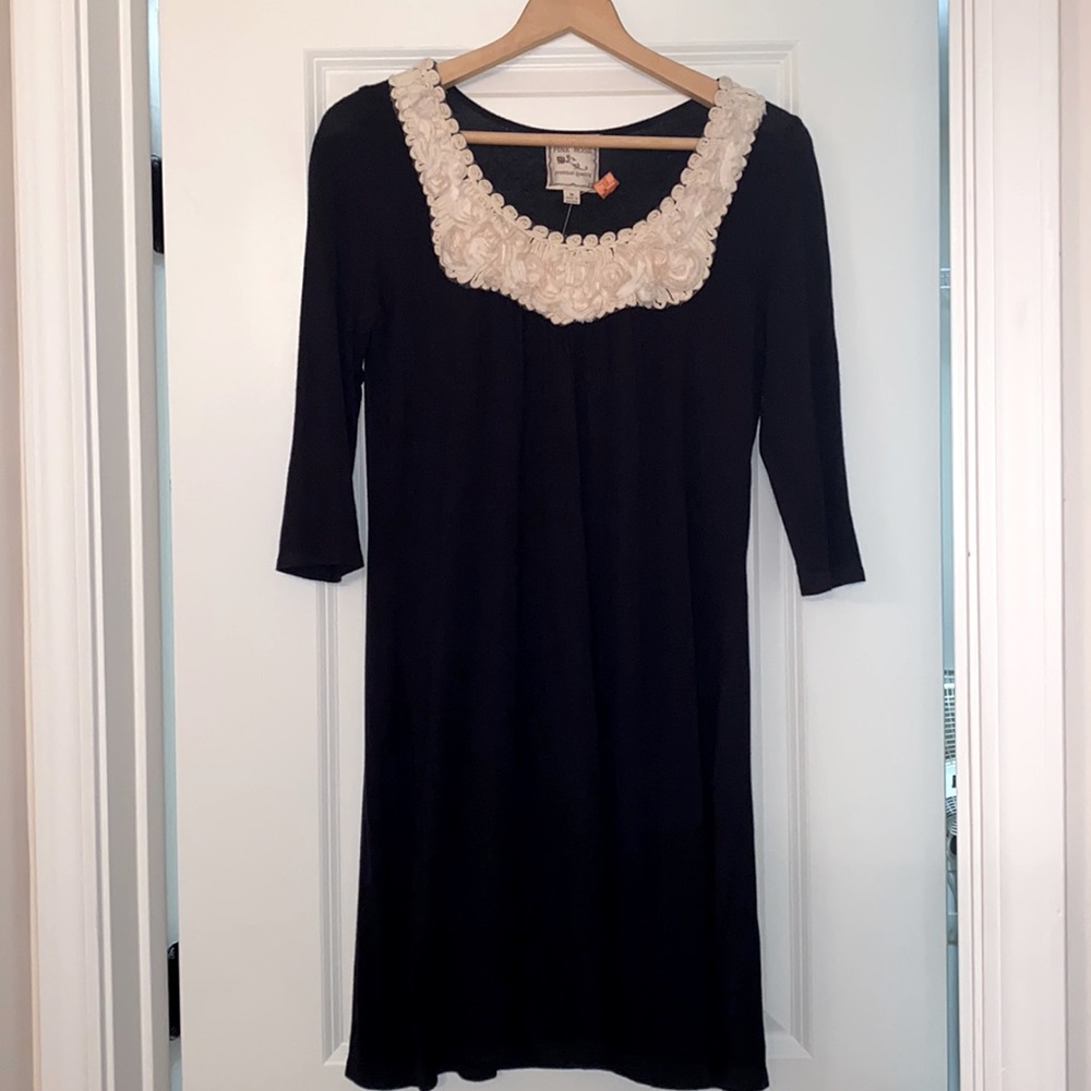Pink Rose black dress from Altered State
